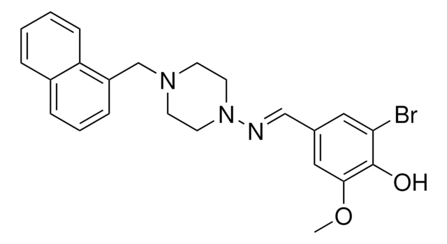2-BROMO-6-METHOXY-4-(((4-(1-NAPHTHYLMETHYL)-1-PIPERAZINYL)IMINO)METHYL)PHENOL AldrichCPR