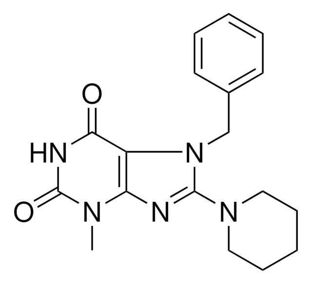 7-BENZYL-3-METHYL-8-PIPERIDIN-1-YL-3,7-DIHYDRO-PURINE-2,6-DIONE AldrichCPR