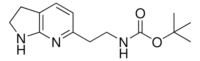 tert-Butyl 2-(2,3-dihydro-1H-pyrrolo[2,3-b]pyridin-6-yl)ethylcarbamate AldrichCPR