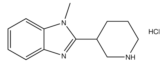 1-Methyl-2-(piperidin-3-yl)-1H-benzo[d]imidazole hydrochloride AldrichCPR