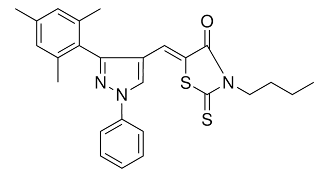 3-BU-5-((3-MESITYL-1-PH-1H-PYRAZOL-4-YL)METHYLENE)2-THIOXO-1,3-THIAZOLIDIN-4-ONE AldrichCPR
