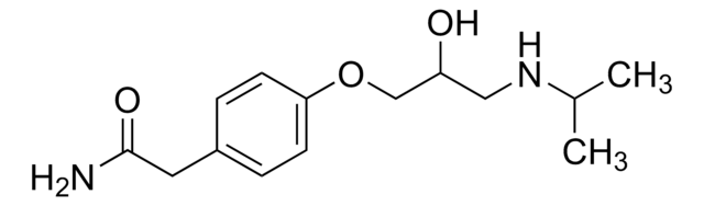 阿替洛尔标准溶液 溶液 1.0&#160;mg/mL in acetonitrile, ampule of 1&#160;mL, certified reference material, Cerilliant&#174;