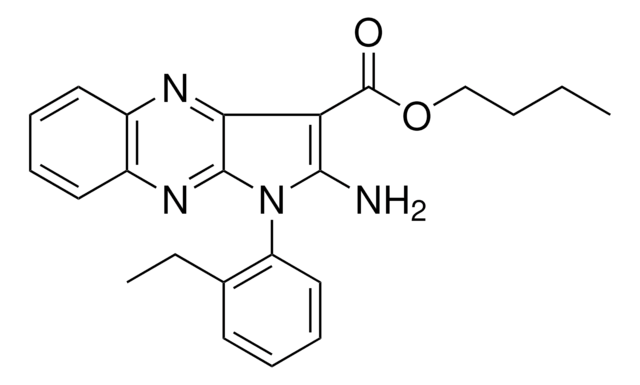 BUTYL 2-AMINO-1-(2-ETHYLPHENYL)-1H-PYRROLO(2,3-B)QUINOXALINE-3-CARBOXYLATE AldrichCPR