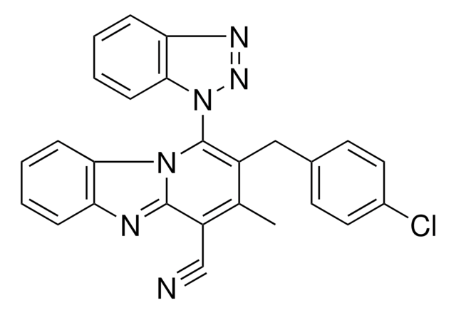 1-(1H-1,2,3-BENZOTRIAZOL-1-YL)-2-(4-CHLOROBENZYL)-3-METHYLPYRIDO[1,2-A]BENZIMIDAZOLE-4-CARBONITRILE AldrichCPR