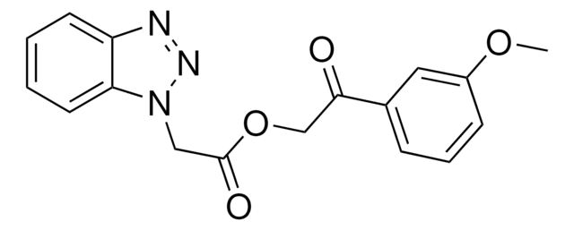 2-(3-METHOXYPHENYL)-2-OXOETHYL 1H-1,2,3-BENZOTRIAZOL-1-YLACETATE AldrichCPR