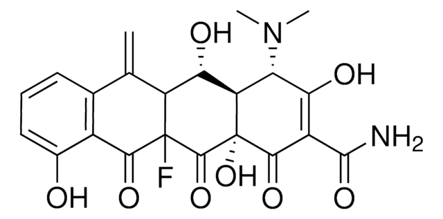 (4S,4aR,5R,12aR)-4-(Dimethylamino)-11a-fluoro-3,5,10,12a-tetrahydroxy-6-methylene-1,11,12-trioxo-1,4,4a,5,5a,6,11,11a,12,12a-decahydro-2-naphthacenecarboxamide AldrichCPR