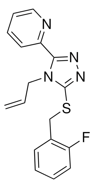 2-(4-ALLYL-5-((2-FLUOROBENZYL)THIO)-4H-1,2,4-TRIAZOL-3-YL)PYRIDINE AldrichCPR