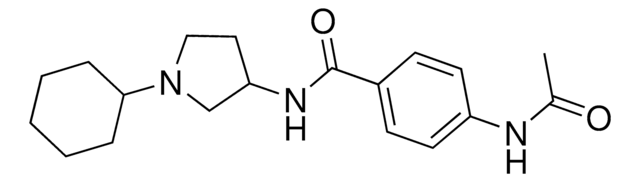 4-(Acetylamino)-N-(1-cyclohexyl-3-pyrrolidinyl)benzamide AldrichCPR