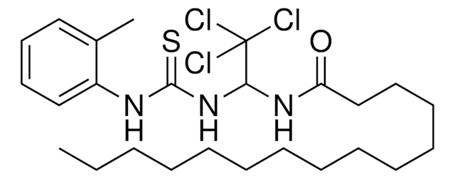 PENTADECANOIC ACID (2,2,2-TRICHLORO-1-(3-O-TOLYL-THIOUREIDO)-ETHYL)-AMIDE AldrichCPR