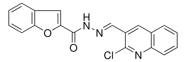 N'-((2-CHLORO-3-QUINOLINYL)METHYLENE)-1-BENZOFURAN-2-CARBOHYDRAZIDE AldrichCPR