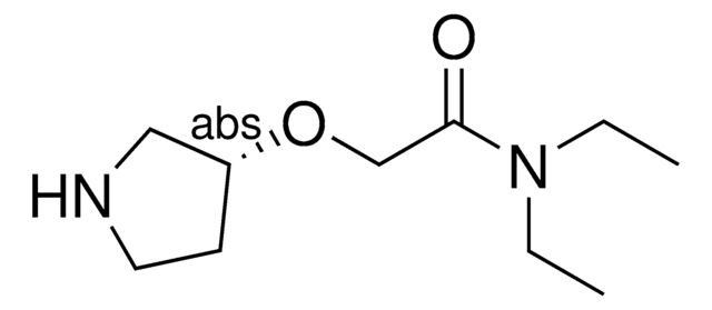 N,N-Diethyl-2-[(3R)-3-pyrrolidinyloxy]acetamide AldrichCPR