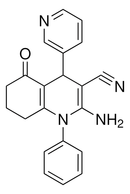 2-AMINO-5-OXO-1-PH-4-(3-PYRIDINYL)-1,4,5,6,7,8-HEXAHYDRO-3-QUINOLINECARBONITRILE AldrichCPR