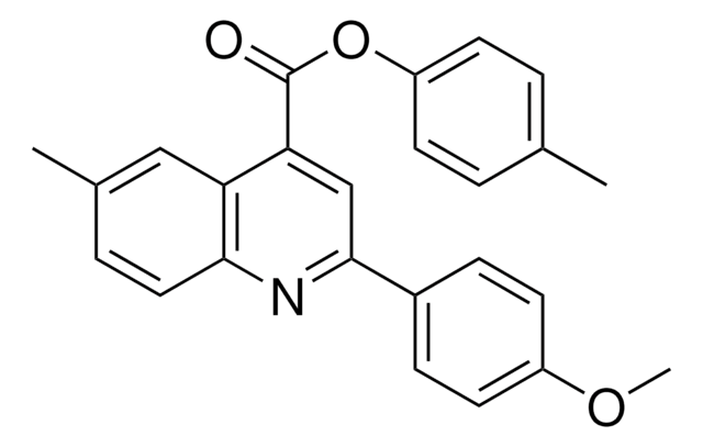 4-METHYLPHENYL 2-(4-METHOXYPHENYL)-6-METHYL-4-QUINOLINECARBOXYLATE AldrichCPR
