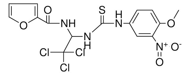 FURAN-2-CARBOXYLIC ACID (2,2,2-TRI-CL-1-(3-(MEO-NITRO-PH)-THIOUREIDO)-ET)-AMIDE AldrichCPR