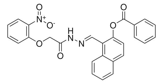 1-((2-(2-(2-NITROPHENOXY)ACETYL)HYDRAZONO)METHYL)-2-NAPHTHYL BENZOATE AldrichCPR