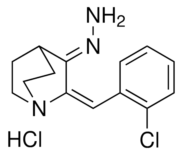 2-(2-CHLOROBENZYLIDENE)QUINUCLIDIN-3-ONE HYDRAZONE HYDROCHLORIDE AldrichCPR
