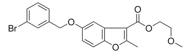 2-METHOXYETHYL 5-((3-BROMOBENZYL)OXY)-2-METHYL-1-BENZOFURAN-3-CARBOXYLATE AldrichCPR