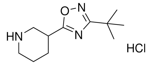 3-(3-tert-Butyl-1,2,4-oxadiazol-5-yl)piperidine hydrochloride AldrichCPR