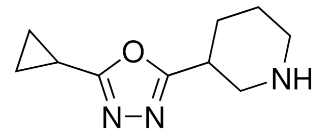 3-(5-Cyclopropyl-1,3,4-oxadiazol-2-yl)piperidine AldrichCPR
