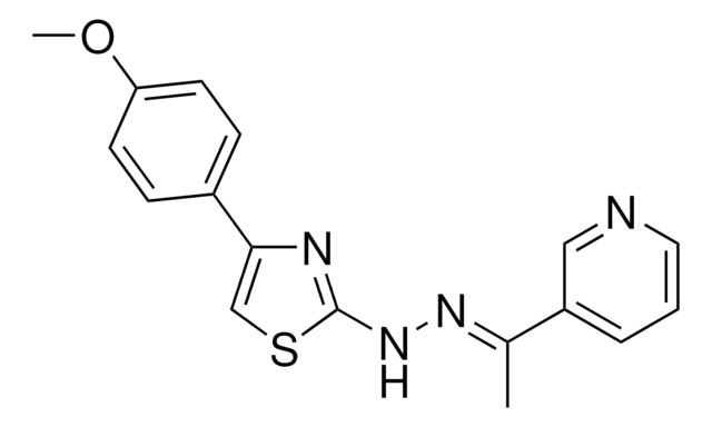 1-(3-PYRIDINYL)ETHANONE [4-(4-METHOXYPHENYL)-1,3-THIAZOL-2-YL]HYDRAZONE AldrichCPR