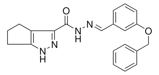 N'-{(E)-[3-(BENZYLOXY)PHENYL]METHYLIDENE}-1,4,5,6-TETRAHYDROCYCLOPENTA[C]PYRAZOLE-3-CARBOHYDRAZIDE AldrichCPR