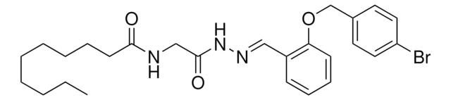 N-(2-(2-(2-((4-BROMOBENZYL)OXY)BENZYLIDENE)HYDRAZINO)-2-OXOETHYL)DECANAMIDE AldrichCPR