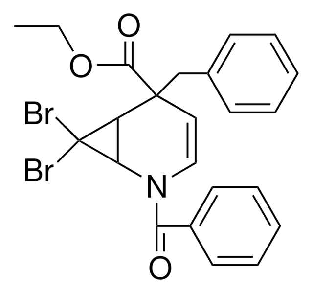 2-BZ-5-BZL-7,7-DIBROMO-2-AZA-BICYCLO(4.1.0)HEPT-3-ENE-5-CARBOXYLIC ACID ET ESTER AldrichCPR