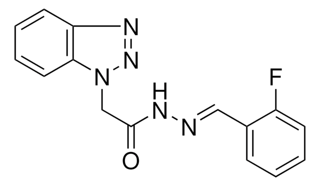 2-BENZOTRIAZOL-1-YL-ACETIC ACID (2-FLUORO-BENZYLIDENE)-HYDRAZIDE AldrichCPR