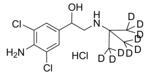 克伦特罗-d9 盐酸盐 溶液 100 μg/mL in methanol (as free base), ampule of 1 mL, certified reference material, Cerilliant®