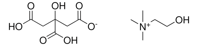 胆碱 二柠檬酸盐 &#8805;98%