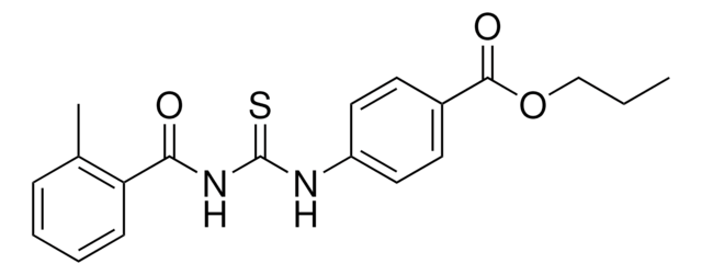 PROPYL 4-((((2-METHYLBENZOYL)AMINO)CARBOTHIOYL)AMINO)BENZOATE AldrichCPR
