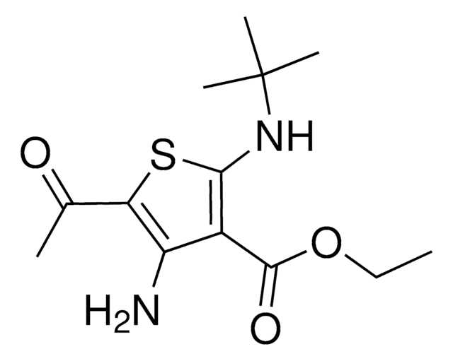 ethyl 5-acetyl-4-amino-2-(tert-butylamino)-3-thiophenecarboxylate AldrichCPR