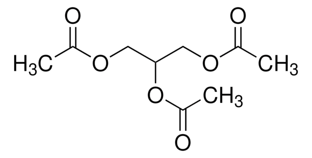 Glyceryl triacetate &#8805;99.0% (GC)