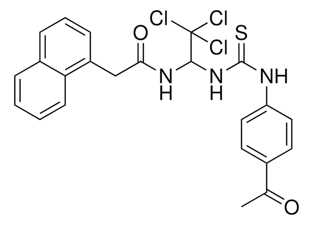 N-(1-{[(4-ACETYLANILINO)CARBOTHIOYL]AMINO}-2,2,2-TRICHLOROETHYL)-2-(1-NAPHTHYL)ACETAMIDE AldrichCPR
