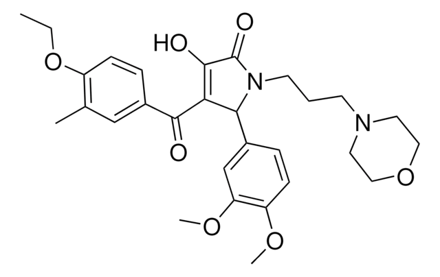 5-(3,4-DIMETHOXYPHENYL)-4-(4-ETHOXY-3-METHYLBENZOYL)-3-HYDROXY-1-[3-(4-MORPHOLINYL)PROPYL]-1,5-DIHYDRO-2H-PYRROL-2-ONE AldrichCPR