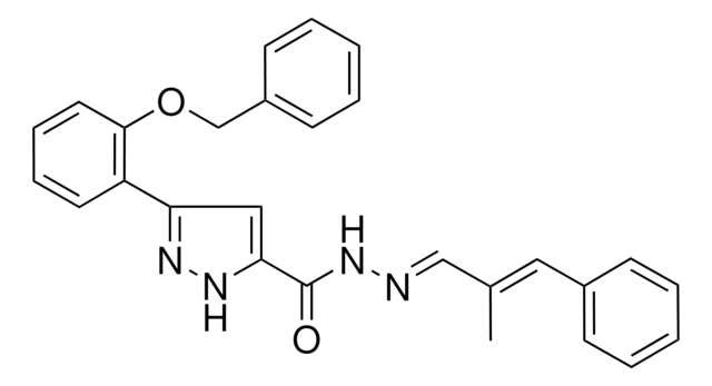 3-(2-(BENZYLOXY)PH)-N'-(2-ME-3-PH-2-PROPENYLIDENE)-1H-PYRAZOLE-5-CARBOHYDRAZIDE AldrichCPR