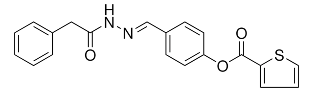 4-(2-(PHENYLACETYL)CARBOHYDRAZONOYL)PHENYL 2-THIOPHENECARBOXYLATE AldrichCPR