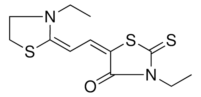 3-ET-5-(2-(3-ETHYL-THIAZOLIDIN-2-YLIDENE)-ETHYLIDENE)-2-THIOXO-THIAZOLIDIN-4-ONE AldrichCPR