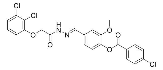 4-(2-((2,3-DICHLOROPHENOXY)AC)CARBOHYDRAZONOYL)-2-METHOXYPHENYL 4-CHLOROBENZOATE AldrichCPR