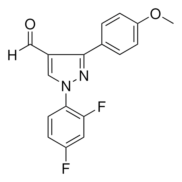 1-(2,4-DIFLUOROPHENYL)-3-(4-METHOXYPHENYL)-1H-PYRAZOLE-4-CARBALDEHYDE AldrichCPR