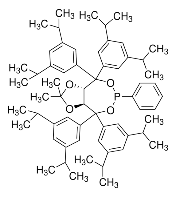 (3AS,8AS)-(+)-4,4,8,8-Tetrakis(3,5-di-i-propylphenyl)tetrahydro-2,2-dimethyl-6-phenyl-1,3-dioxolo[4,5-e]dioxaphosphepin AldrichCPR