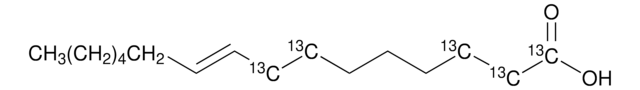 trans-9-Hexadecenoic acid-1,2,3,7,8-13C5 99 atom % 13C, 95% (CP)