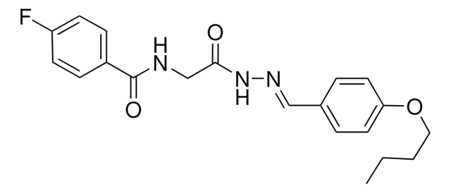 N-(2-(2-(4-BUTOXYBENZYLIDENE)HYDRAZINO)-2-OXOETHYL)-4-FLUOROBENZAMIDE AldrichCPR