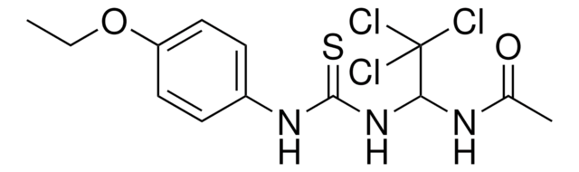 N-(2,2,2-TRICHLORO-1-(3-(4-ETHOXY-PHENYL)-THIOUREIDO)-ETHYL)-ACETAMIDE AldrichCPR