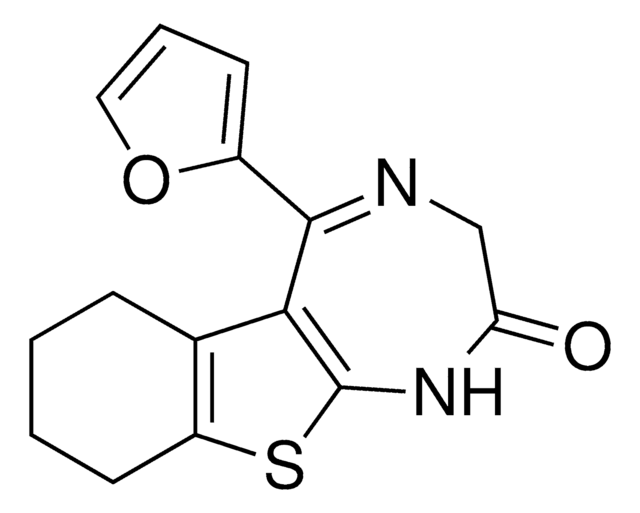 5-(2-furyl)-1,3,6,7,8,9-hexahydro-2H-[1]benzothieno[2,3-e][1,4]diazepin-2-one AldrichCPR