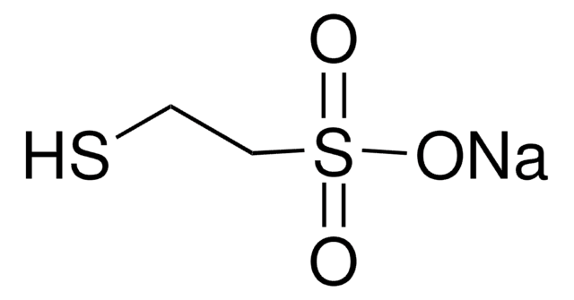 Sodium 2-mercaptoethanesulfonate analytical standard, &#8805;98.0% (titration)