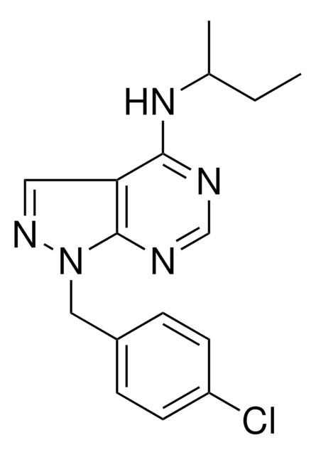 N-(SEC-BUTYL)-1-(4-CHLOROBENZYL)-1H-PYRAZOLO(3,4-D)PYRIMIDIN-4-AMINE AldrichCPR