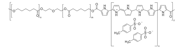 Polypyrrole-block-poly(caprolactone) 0.3-0.7&#160;wt. % (dispersion in nitromethane), contains p-toluenesulfonate as dopant