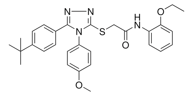 2-{[5-(4-TERT-BUTYLPHENYL)-4-(4-METHOXYPHENYL)-4H-1,2,4-TRIAZOL-3-YL]SULFANYL}-N-(2-ETHOXYPHENYL)ACETAMIDE AldrichCPR