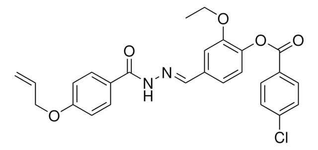4-(2-(4-(ALLYLOXY)BENZOYL)CARBOHYDRAZONOYL)-2-ETHOXYPHENYL 4-CHLOROBENZOATE AldrichCPR
